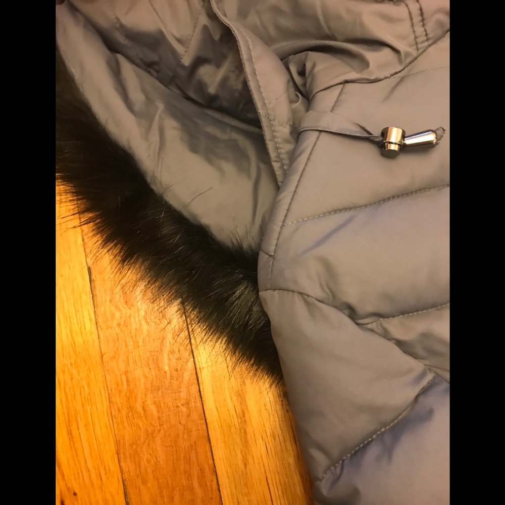 Laundry Shelli Segal Fur-Trim Down Hood Puffer,NWT - Picture 7 of 8
